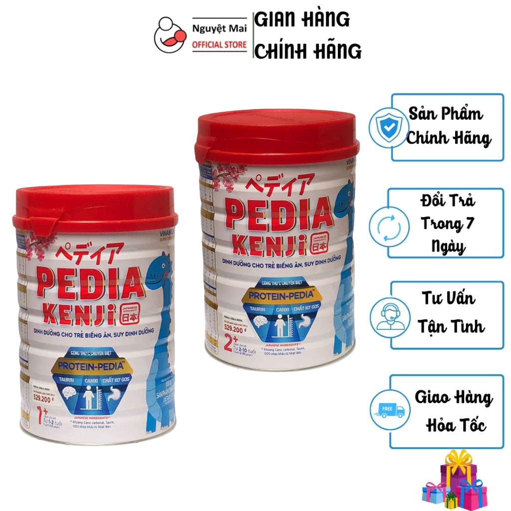 Sữa bột VINAMILK Pedia Kenji dinh dưỡng cho trẻ biếng ăn, suy dinh dưỡng công thức chuyên biệt PROTE