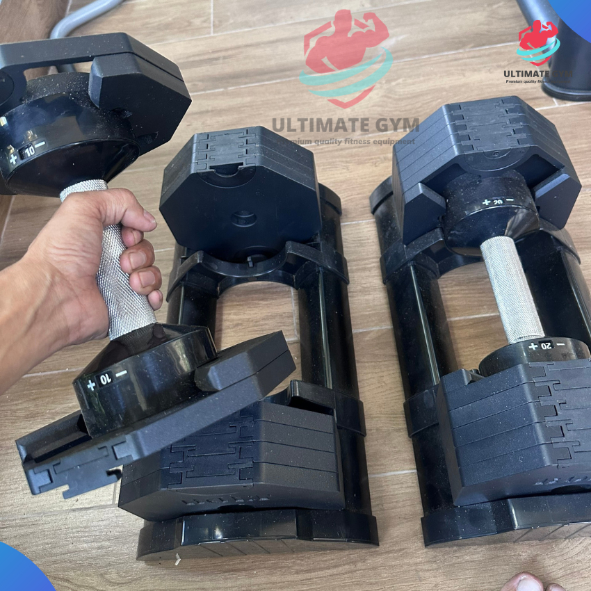 [1 quả tạ 32kg] Tạ tay tạ dumbbell điều chỉnh khối lượng thông minh nuobell từ 2kg đến 32kg/quả ULTI