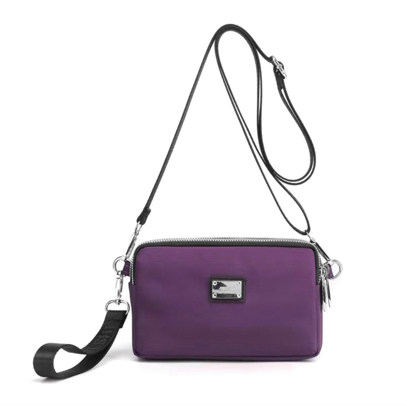 Túi xách đeo chéo đựng điện thoại vải dù 3 ngăn bền đẹp