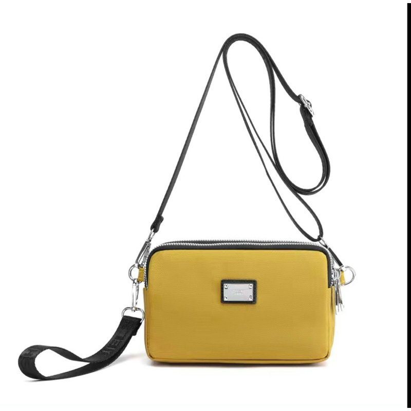 Túi xách đeo chéo đựng điện thoại vải dù 3 ngăn bền đẹp