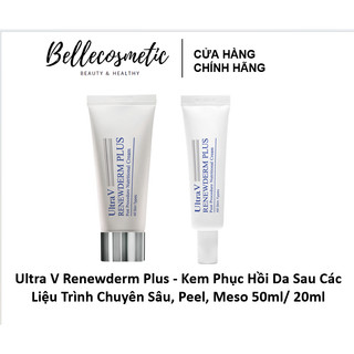 Ultra v renewderm plus - kem phục hồi ultrav cho da sau các liệu trình chuyên sâu, peel, meso 50ml/ 20ml