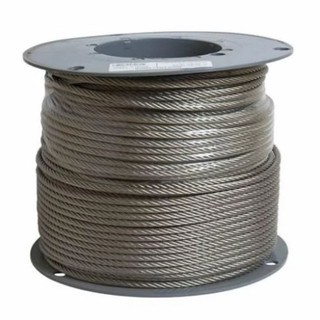 Dây cáp thép bọc nhựa 4mm , dây phơi quần áo không han rỉ (bán lẻ theo mét)
