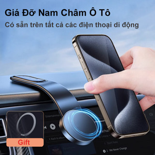 Giá Đỡ Nam Châm Ô Tô c02 Giá Đỡ Điện Thoại Từ Tính Hoạt động với tất cả điện thoại di động