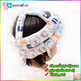  Mũ bảo vệ đầu cho bé - Mũ tập đi chủ đề Alphabet 