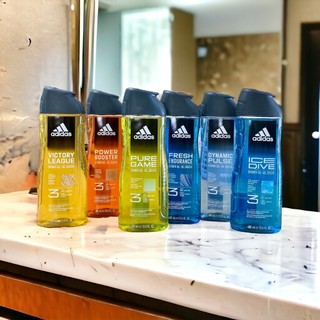 [Sữa tắm adidas] Gel tắm - gội - rửa mặt Adidas 3 in 1 Body Hair Face 400ml (Nam)
