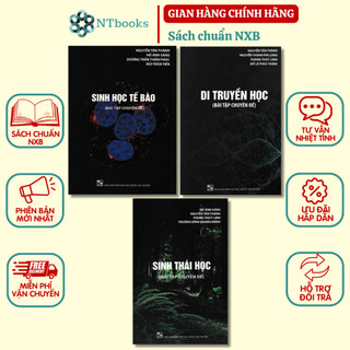 Sách - Combo 3 cuốn Bài tập chuyên đề: Sinh học tế bào, Sinh thái học và Di truyền học