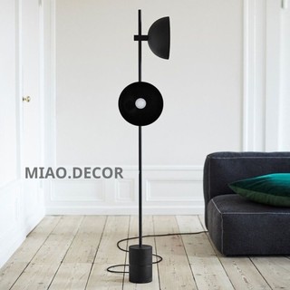 Đèn Sàn Đứng Meliora Floor Lamp Đen Trang Trí Phòng Khách Studio