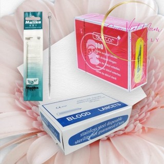 Kim chích mụn hộp 200 chiếc lancets