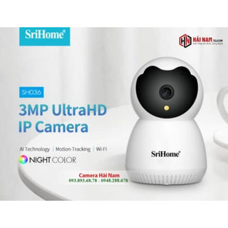 Camera wifi srihome sh-036 3.0mp. camera wifi srihome sh036 3mp màu ban đêm, full hd 2304x1296p