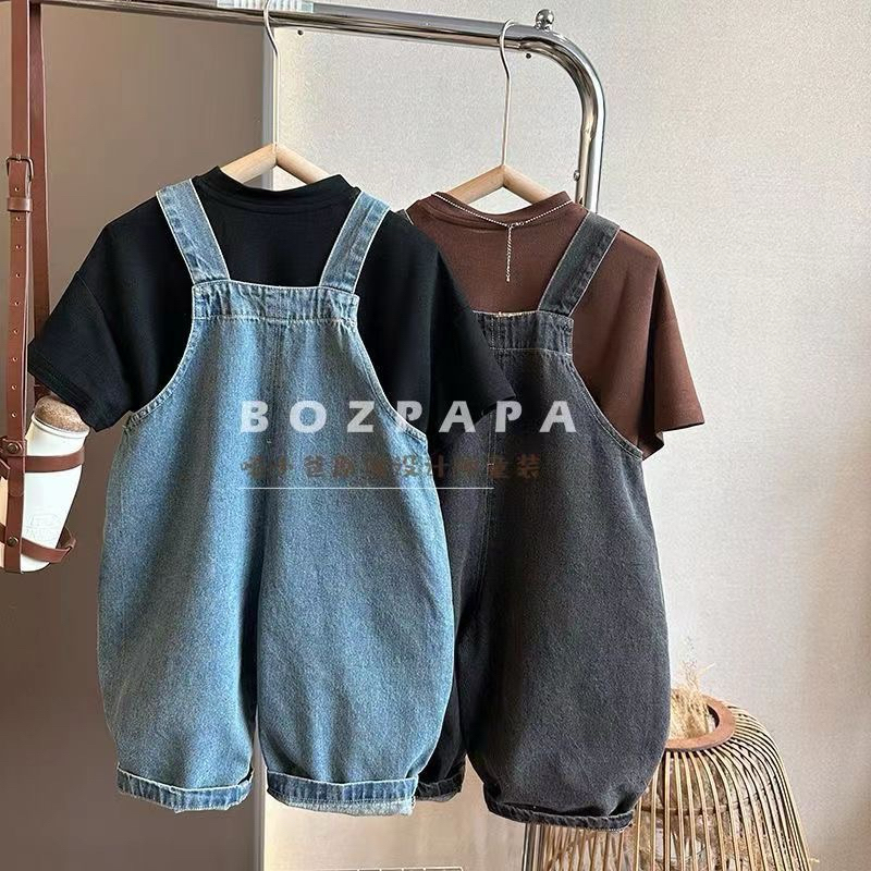 Quần yếm Em Bap Oder, quần yếm jeans phong cách hàn quốc cho bé trai và bé gái