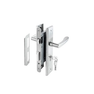 Bộ khóa tay nắm gạt hafele 499.62.501/499.62.503 đế dài, kiểu tay nắm oval và vuông vát cạnh