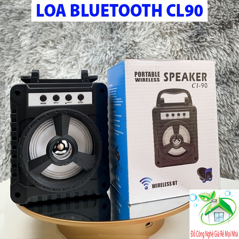 Loa bluetooth mini CL90 kiểu dáng cầm tay tiện lợi,loa không dây nghe nhạc ânm thanh sống động pin trâu tích hợp thẻ nhớ | BigBuy360 - bigbuy360.vn