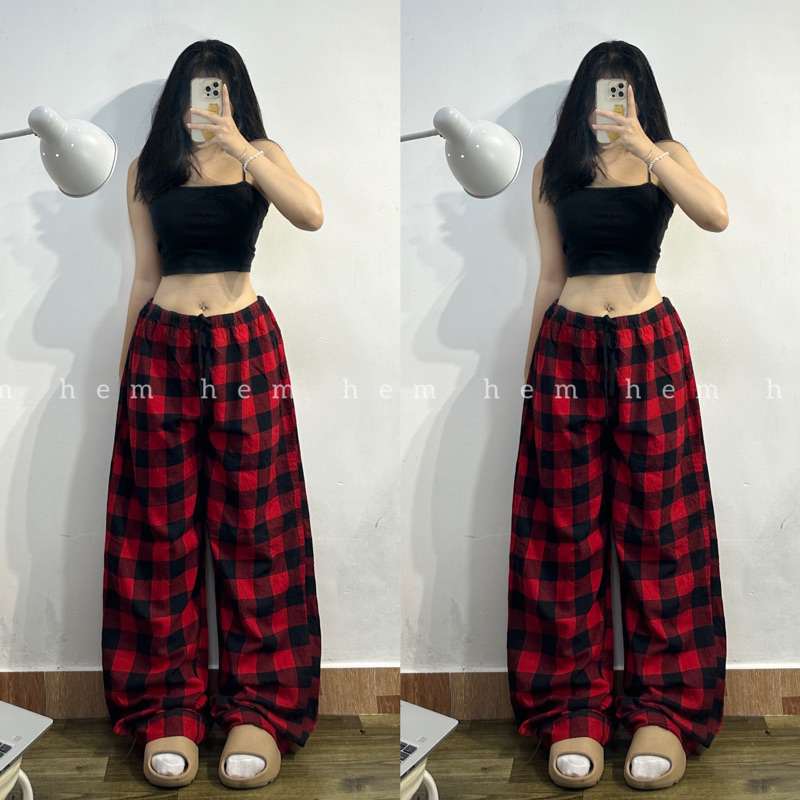 Quần flannel thể thao âu mỹ 2hand