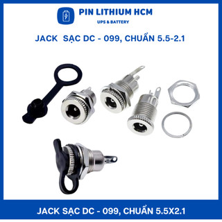 Jack dc 099 kim loại chuẩn 5.5 x 2.1mm