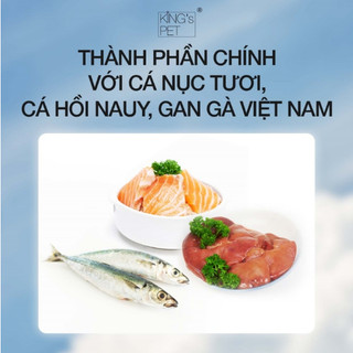 Pate King's Pet cho chó mèo (Gói 70g)