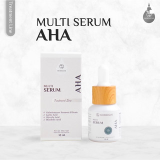 Skinsolve Serum Multi AHA Complex chống dày sừng bít tắc da, giảm mụn và tái tạo biểu bì da