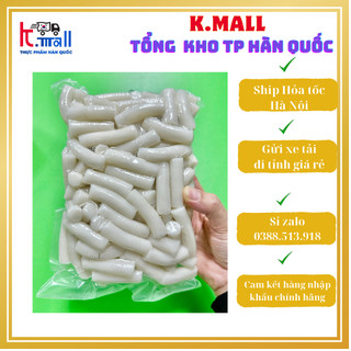1KG BÁNH GẠO CẮT SẴN HÚT CHÂN KHÔNG TOKBOKKI TỪ GẠO TÁM THƠM