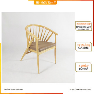 Ghế Cafe Genny 12 Nan ✌FREE SHIP HCM✌ Ghế Cao Cấp Thương hiệu Nội Thất Tâm Ý