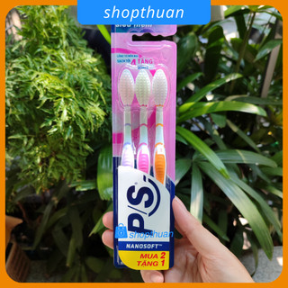 Bộ 3 bàn chải đánh răng P/s lông tơ mềm mại