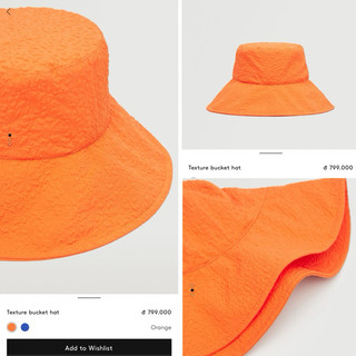 Mũ bucket Mango auth vợt sale