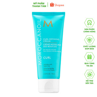 Kem định hình sóng xoăn Moroccanoil Curl Defining Cream 75ml, tạo hình sóng và tăng độ xoăn tóc | THANH TÂM