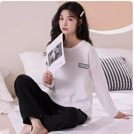 Đồ Ngủ Nữ dài tay Kimono cổ YUKATA - Bộ Ngủ Đôi Màu Xám phong cách Nhật Bản 2023 DN027