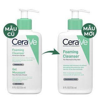 Sữa Rửa Mặt CeraVe Foaming Facial Cleanser