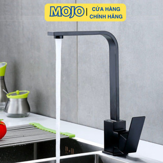 Vòi rửa bát nóng lạnh Inox SUS304 mạ nano đen vòi rửa chén cao cấp chính hãng MOJO