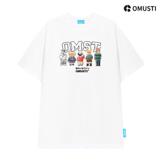 Áo Thun Local Brand Unisex 100% Cotton Omusti Dog Motif