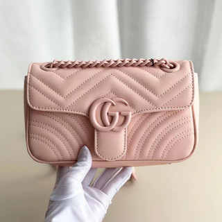 Túi đeo vai GC marmont chất da bê 2 size fullbox