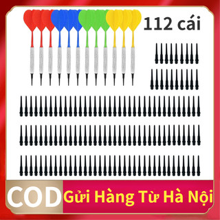 Phi tiêu mềm chất lượng cao tổng cộng 12 chiếc với 4 màu với 100 đầu phi tiêu mềm mũi tiêu