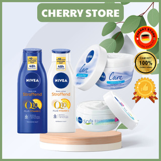 Kem dưỡng ẩm Nivea Care, Nivea Soft, Nivea body Q10, Nivea Baby phục hồi da, kem cấp ẩm da tái tạo