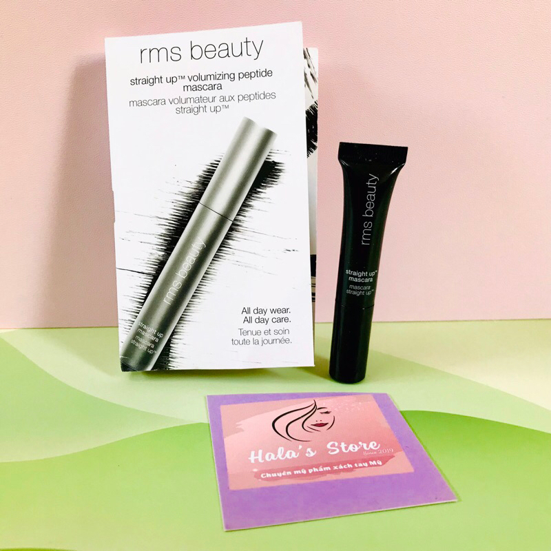 Chuốt mi dày và dài mi RMS Beauty Straight Up™ Volumizing Peptide Mascara