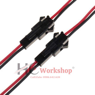Cặp jack kết nối đực cái sm - 2p 2.54mm dài 20cm