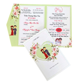 Thiệp cưới song anh | thiệp dày | đã in nội dung loại thiệp cưới đẹp mã hd 249,CS5