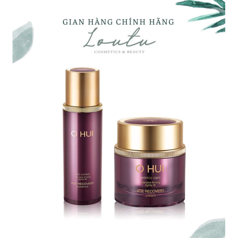 Kem và serum dưỡng collagen tăng cường đàn hồi da OHUI Age Recovery Cream