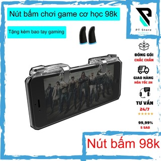 [SIÊU PHẨM] BỘ 2 NÚT BẤM CƠ 98k KIM LOẠI TRONG SUỐT HỖ TRỢ CHƠI GAME PUBG MOBILE, ROS MOBILE