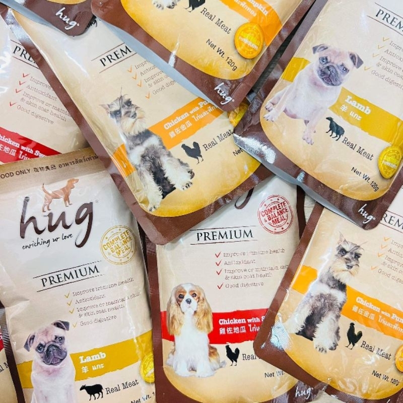 Pate Hug 120g cho chó đầy dinh dưỡng cho cún