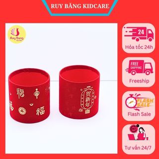 Hộp cắm hoa hình trụ, Bình cắm đào đông, lúa mạch, bình cắm hoa Tết