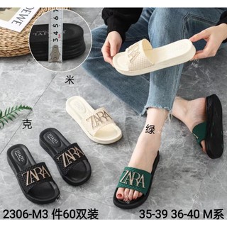 Dép quai ngang 🔥 ZAZA 🔥 quai xuyên đế đi nước đi mưa MSP2306-ZARA