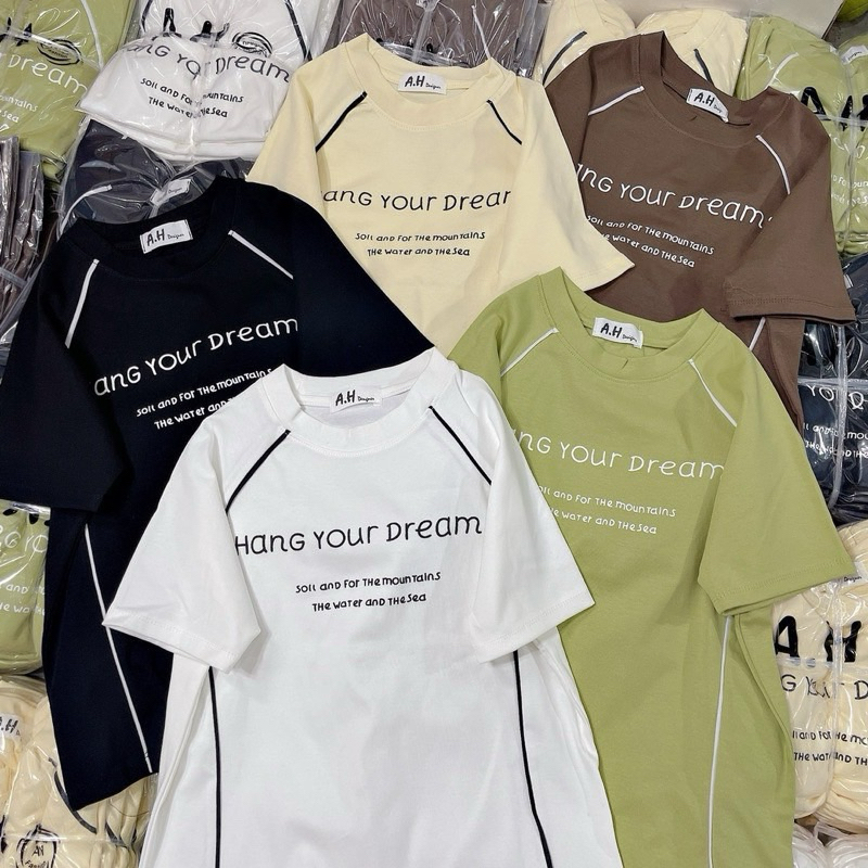 Áo thun babytee chất bozip loại xịn - Hang your dream