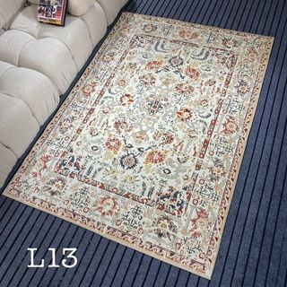 Thảm len trải sàn phong cách cổ điển - vintage trang trí phòng khách, decor.