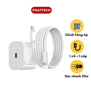 Bộ Sạc Nhanh PD 20W PHATTECH Cam Kết Sạc Nhanh Không Nóng Máy Ổn Định Bảo Hành 12 Tháng.