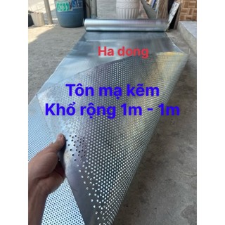 Tôn lỗ mạ kẽm , tôn đục lỗ mạ kẽm ,lưới ruồi kẽm chống rỉ lỗ 4 li tròn cao cấp.