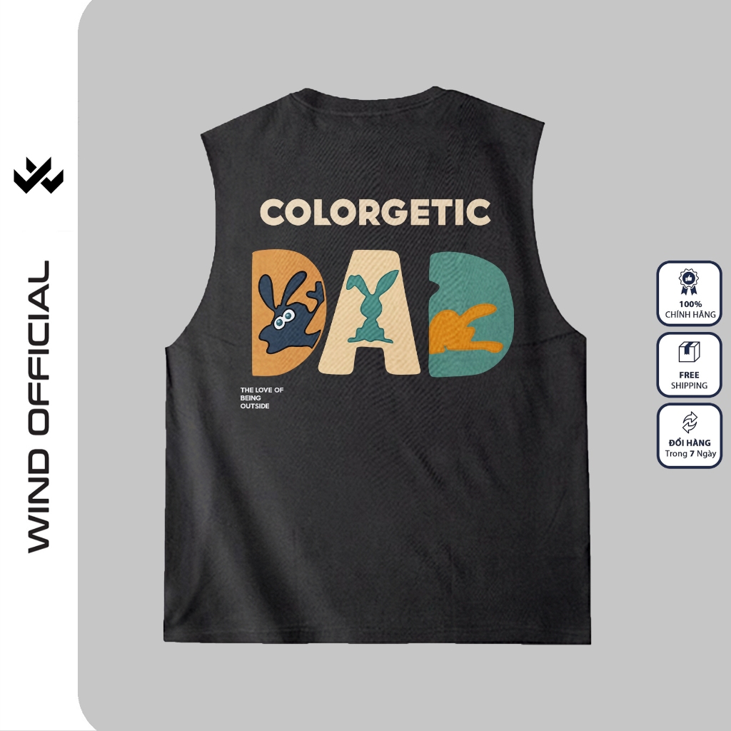 Áo ba lỗ unisex WIND form rộng sát nách DAD tanktop thời trang nam nữ oversize