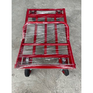 Xe đẩy hàng, kéo hàng gấp gọn 4 bánh to đường kính bánh 20cm