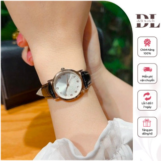 Đồng Hồ Nữ  DouKou Dây Da Mềm Mặt Tròn 26 cm, Đồng Hồ Thiết Kế Tối Giản 4 Màu Thanh Lịch - 3818