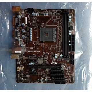 Mainboard msi a320m pro-vd/s qua sử dụng. msi a320m pro vd/s cũ. msi a320m pro vd. bo mạch chủ msi a320m pro vd