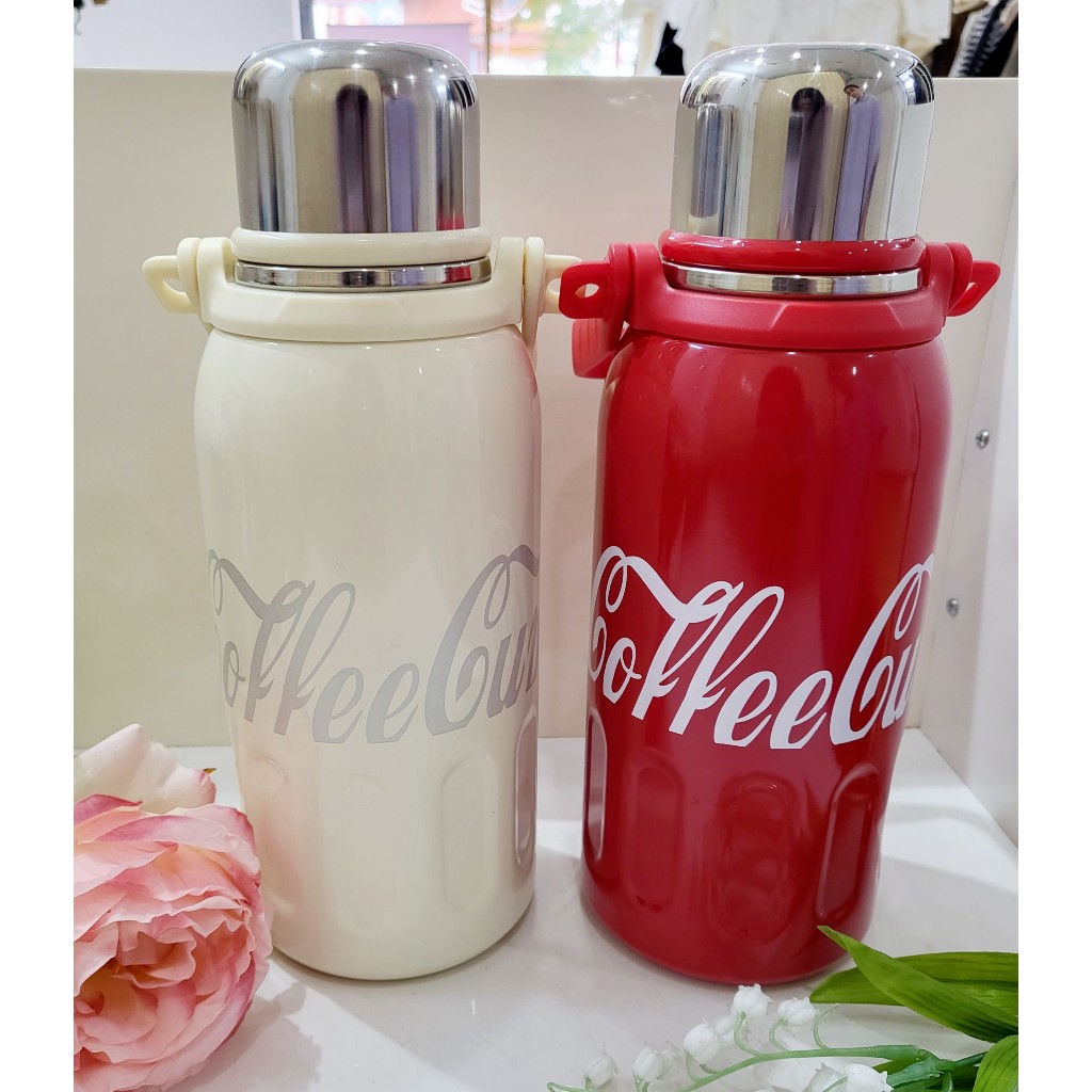 Bình giữ nhiệt, Ly giữ nhiệt CoffeeCup 1200ml có dây, ảnh thật