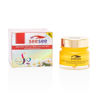 SEESEE kem dưỡng trắng da chống nắng ngừa mụn giúp ngừa lão hóa da 10g ~ 15g